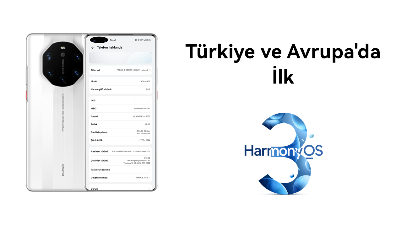 Türkiye ve Avrupa’da İlk: HarmonyOS 3.0’ı Mate 40 RS için Edindik