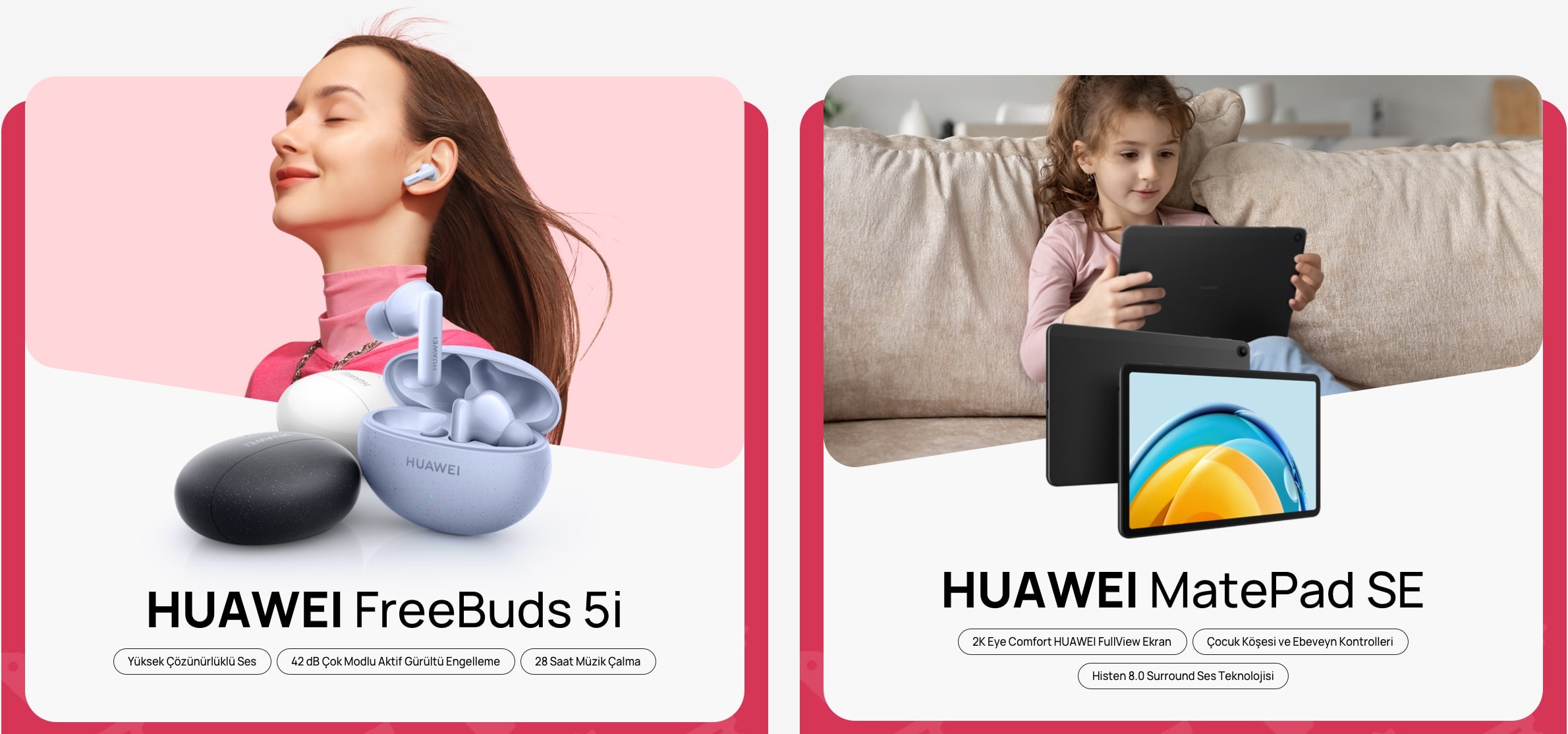 HUAWEI MatePad SE ve FreeBuds 5i Kampanyası İyi Bir Ses Deneyimini Birlikte Sağlıyor